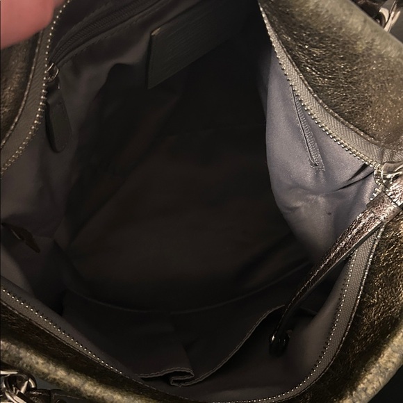 Coach Brooke Shimmering Gold Shoulder Bag - Picture 2 of 13